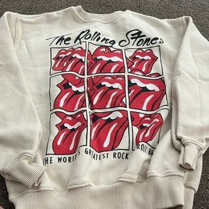 Zara girls Rolling Stones sweater, perfect condition